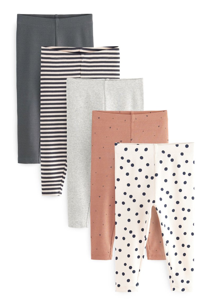 Next - 5 PACK 3MTHS-7YRS - Leggings - black white, Forstør