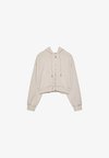 SOFT TOUCH HOODED - Vetoketjullinen college - stone