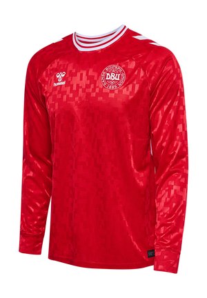 Hummel DBU 24 HOME - Langærmet T-shirt - tango red