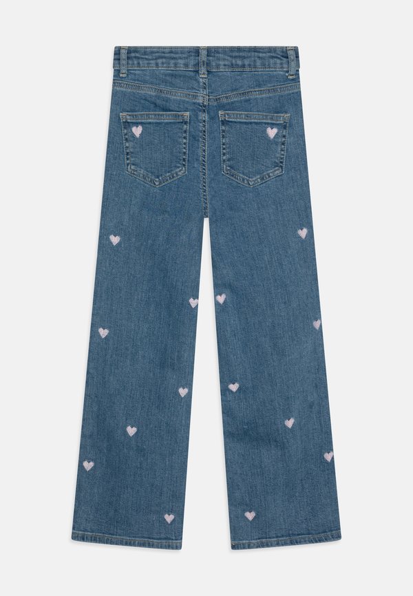 KOGJUICY WIDE LEG HEART - Flared Jeans2
