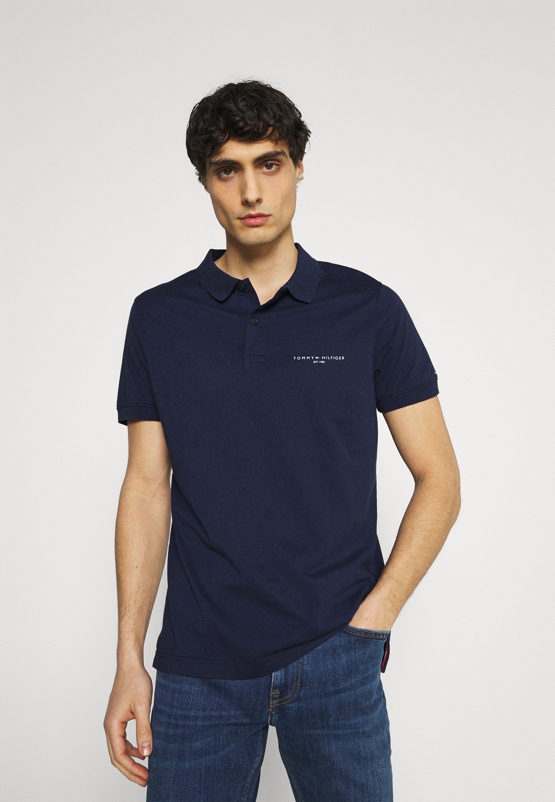 Tommy Hilfiger CLEAN SLIM - Poloshirt - yale navy/blauw - Zalando.nl