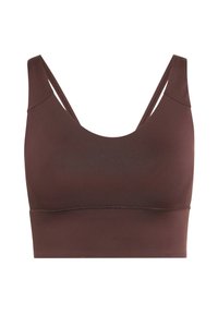 3 STRIPES STUDIO ALL ME LIGHT SUPPORT BRA - Sportmelltartó könnyű sportoláshoz - aurora coffee