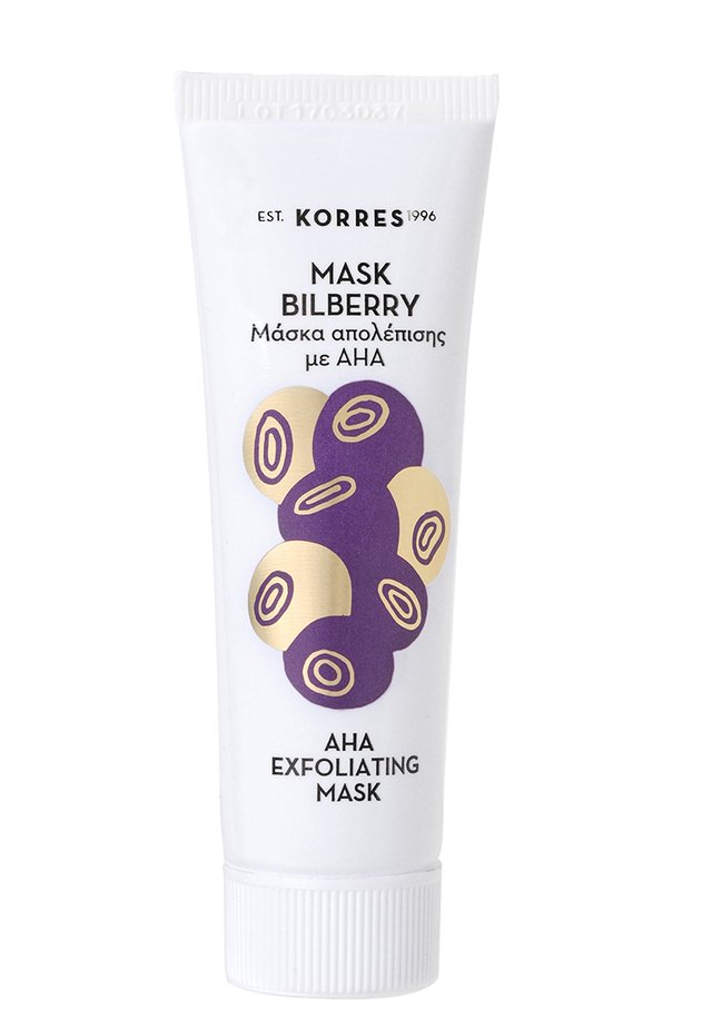 BILBERRY PEELING MASK WITH ENZYMES AND AHA - Masker - -