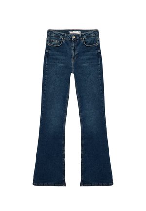 Flared jeans - blue denim