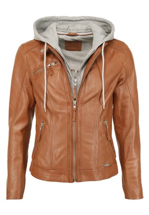 Mustang Leren jas - cognac