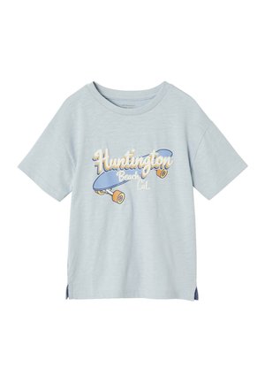 Print T-shirt - himmelblau