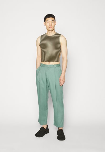 ECKHAUS LATTA FLUTED TANK UNISEX - Μπλούζα - lichen