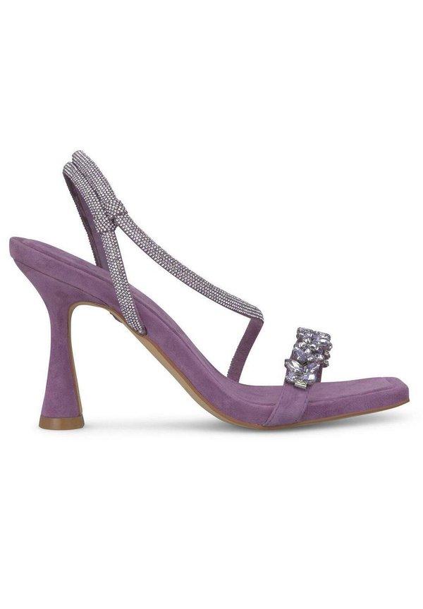 CON TIRA CRUZADA - High Heel Sandalette - morado