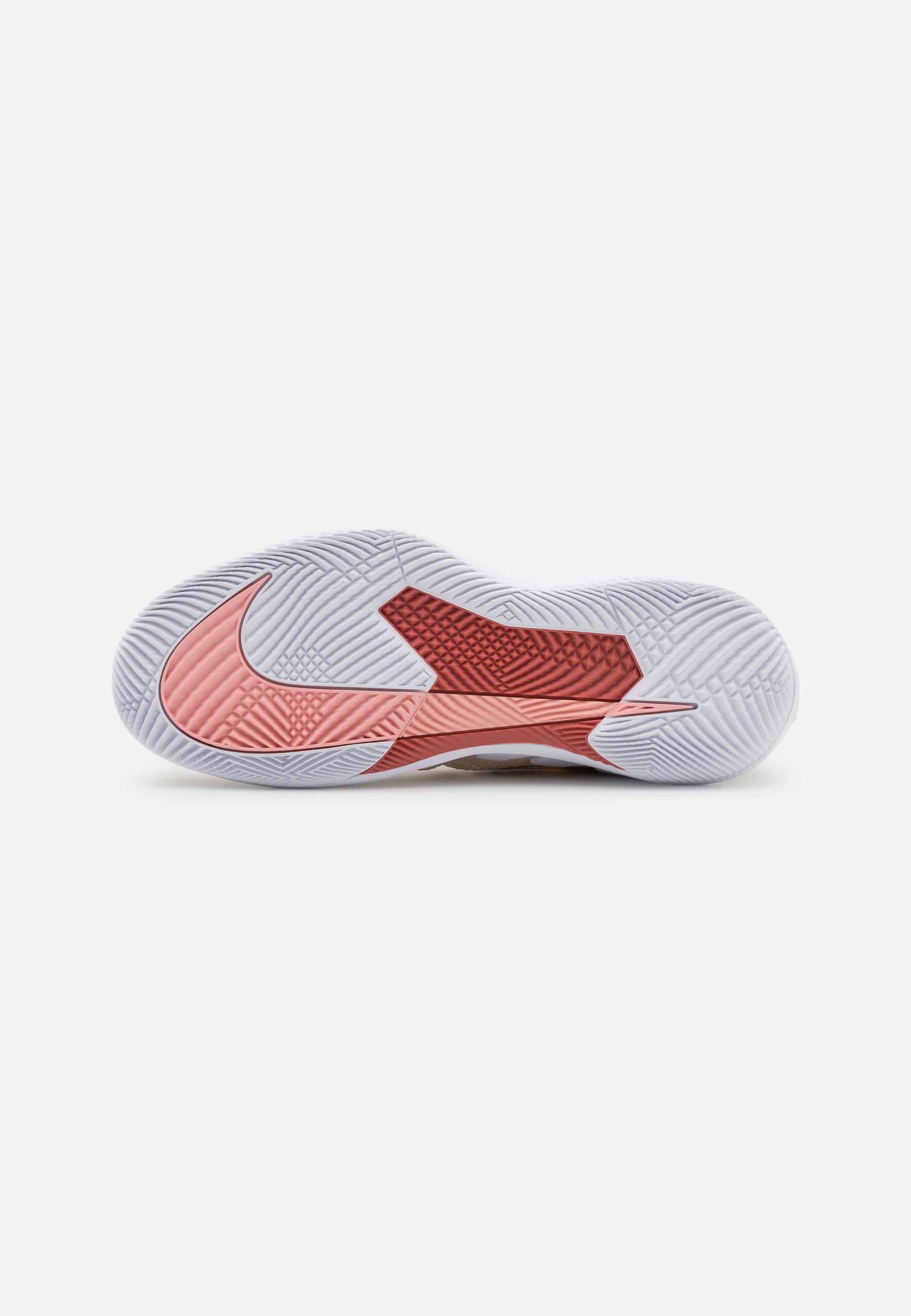 Nike Performance COURT AIR ZOOM VAPOR PRO - Zapatillas de tenis para todas  las superficies - pearl white/canyon rust/white/crema - Zalando.es