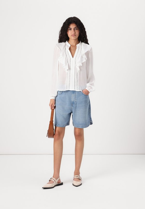 VILAURO V NECK - Blouse - cloud dancer2