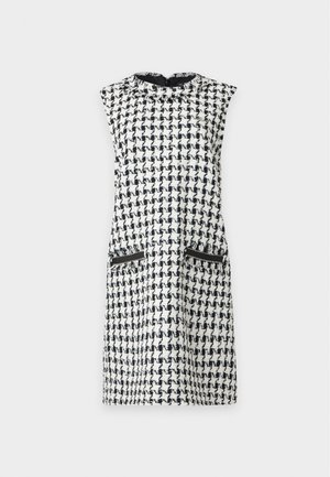 KARL LAGERFELD, BOUCLE SHIFT DRESS - Robe de jour - anthracite