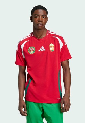 ADIDAS PERFORMANCE HUNGARY 24 HOME JERSEY - Equipación de selecciones - team victory red   white   collegiate green
