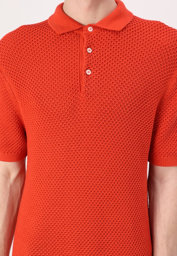 STRUCTURE  - Polo shirt - florence orange2