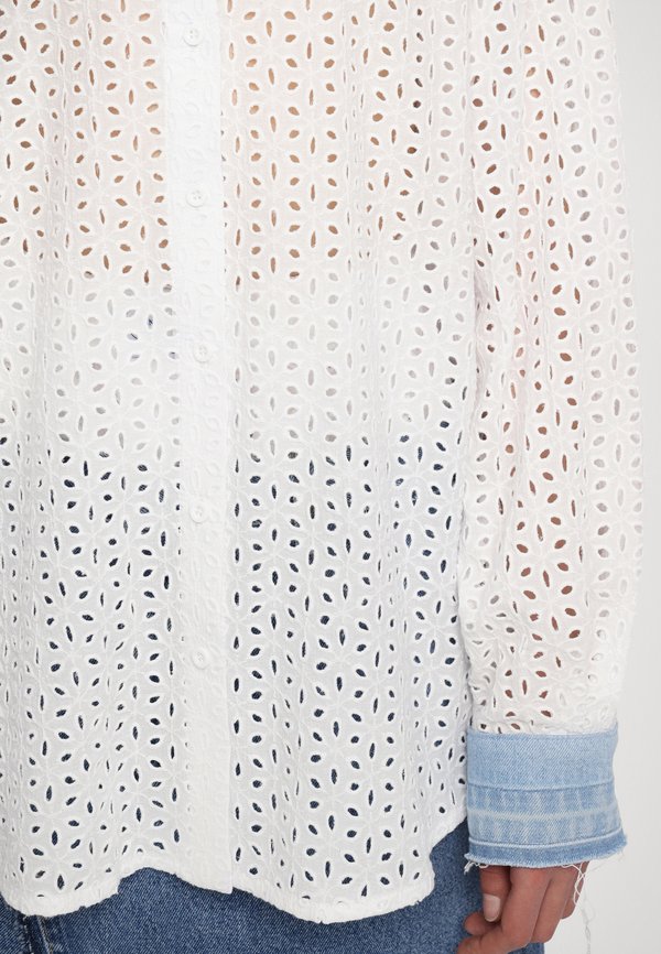 BRODERIE ANGLAISE SHIRT - Button-down blouse3