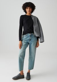 OPUS SLIM FIT BASIC - Longsleeve - black