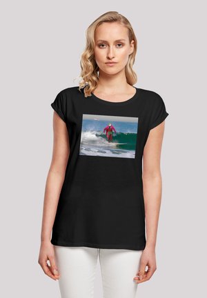 EXTENDED BATMAN TV SERIE JOKER SURFING - Print T-shirt - black