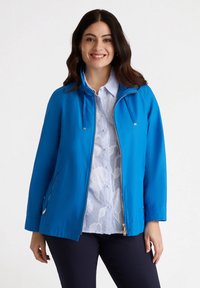 CON ZIP - Giacca leggera - bluette
