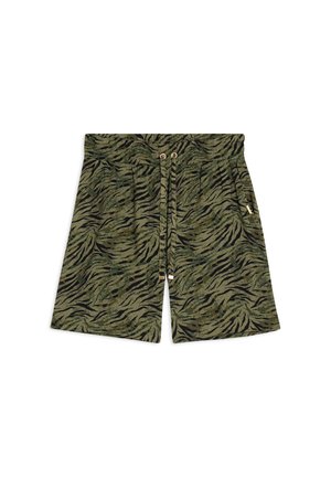 ANIMALIER CON VITA ELASTICIZZATA - Pantalón corto de deporte - green