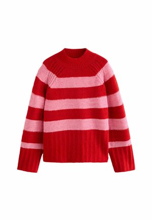Pullover - red pink stripe