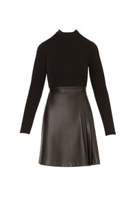 adrianna-papell-ponte-day-dress-schwarz-black-zalando-co-uk