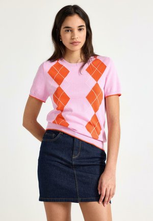 SHORT-SLEEVED  - T-shirt con stampa - light pink