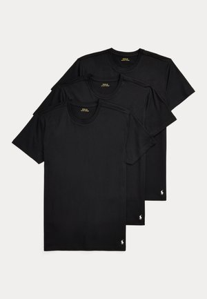 Polo Ralph Lauren CREW 3 PACK - Φανέλα - black