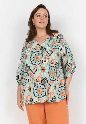 FREJA - Bluse - c aqua combi