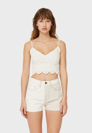 GUIPURE - Top - white