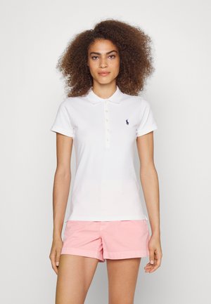 JULIE SLIM SHORT SLEEVE - Polo - white