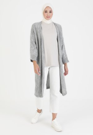 Chaqueta de punto - silver tone