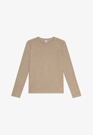 Petit Bateau, T-shirt à manches longues - peanut chine