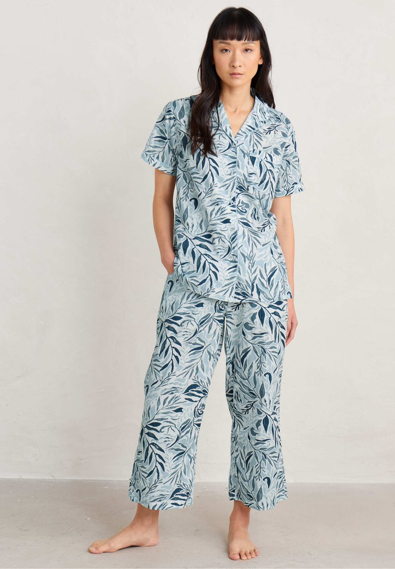 Seasalt Cornwall NESTING BIRD SHORT SLEEVE SET - Pigiama - kelp forest ...