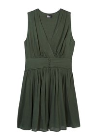 Inlzdz Enfant Fille Robe Danse Paillette Asymétrique sans Manches