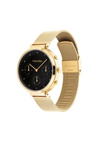 Calvin Klein DAMENUHR TIMELESS - Chronograph - gold-coloured/black/gold-coloured