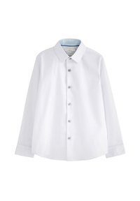 Next - LONG SLEEVE SMART TRIMMED SHIRT - Camicia - white Immagine in miniatura 1