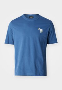 ZEBRA PUFF - Trükipildiga T-särk - blue