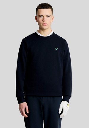 Lyle & Scott, LYLE & SCOTT MID LAYERS GOLF CREWNECK SWEATSHIRT - Sweatshirt - z dark navy
