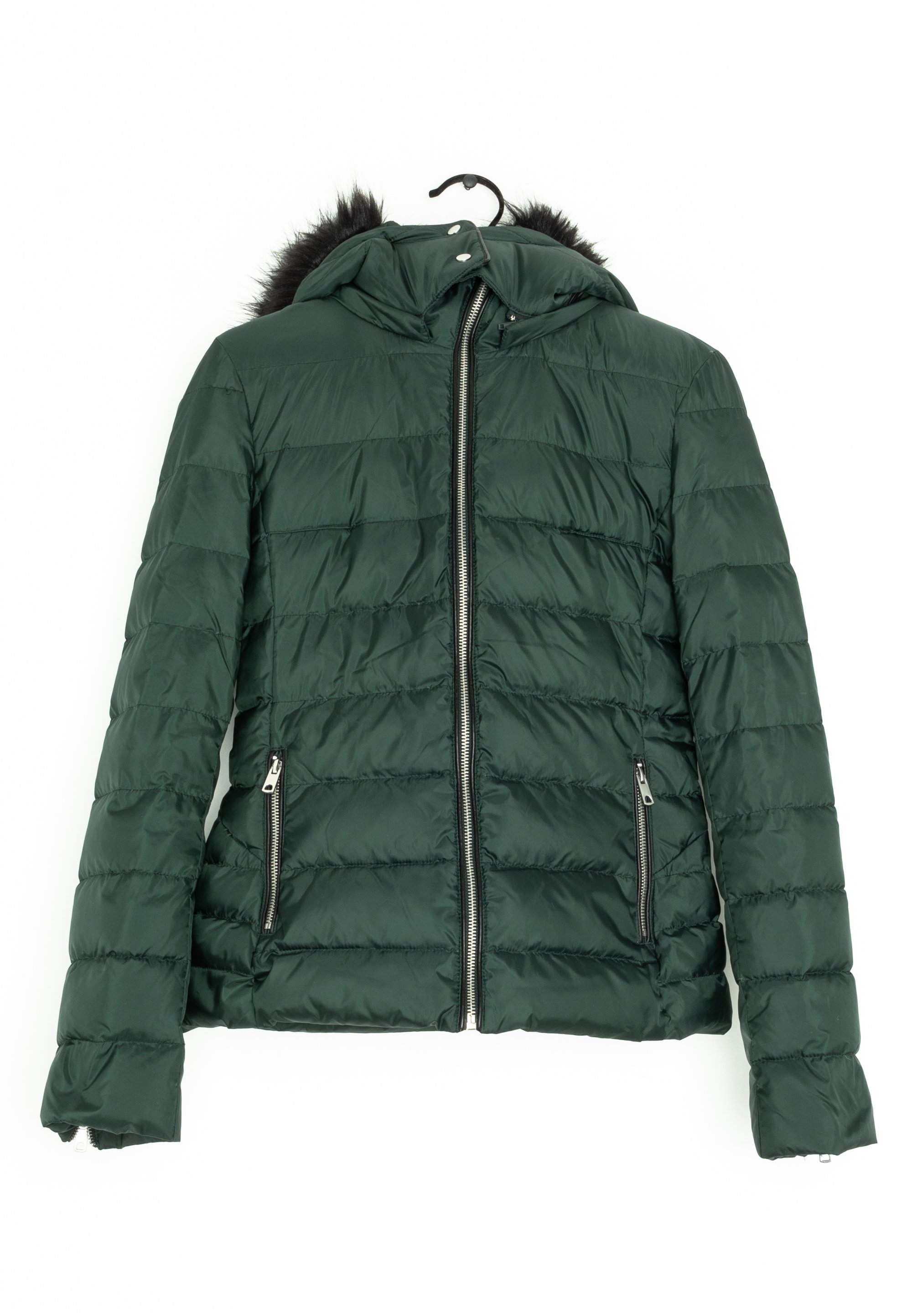 Zara Winterjacke green/grün (Pre-owned) Zalando