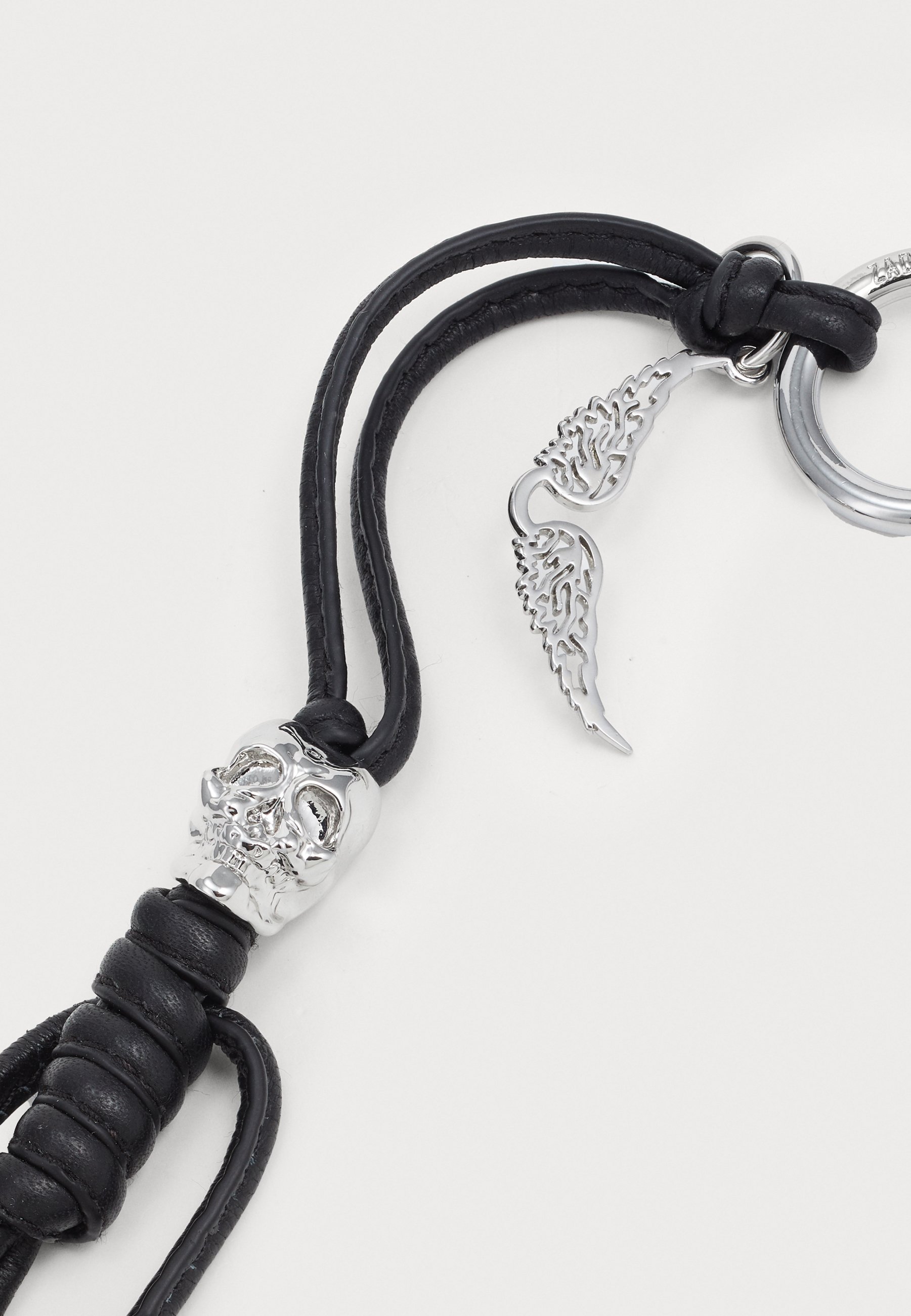 Zadig & Voltaire SKULL KEYRING SMOOTH - Keyring - black - Zalando