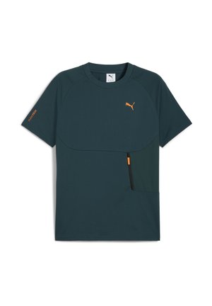 TECH - Printtipaita - green terrain