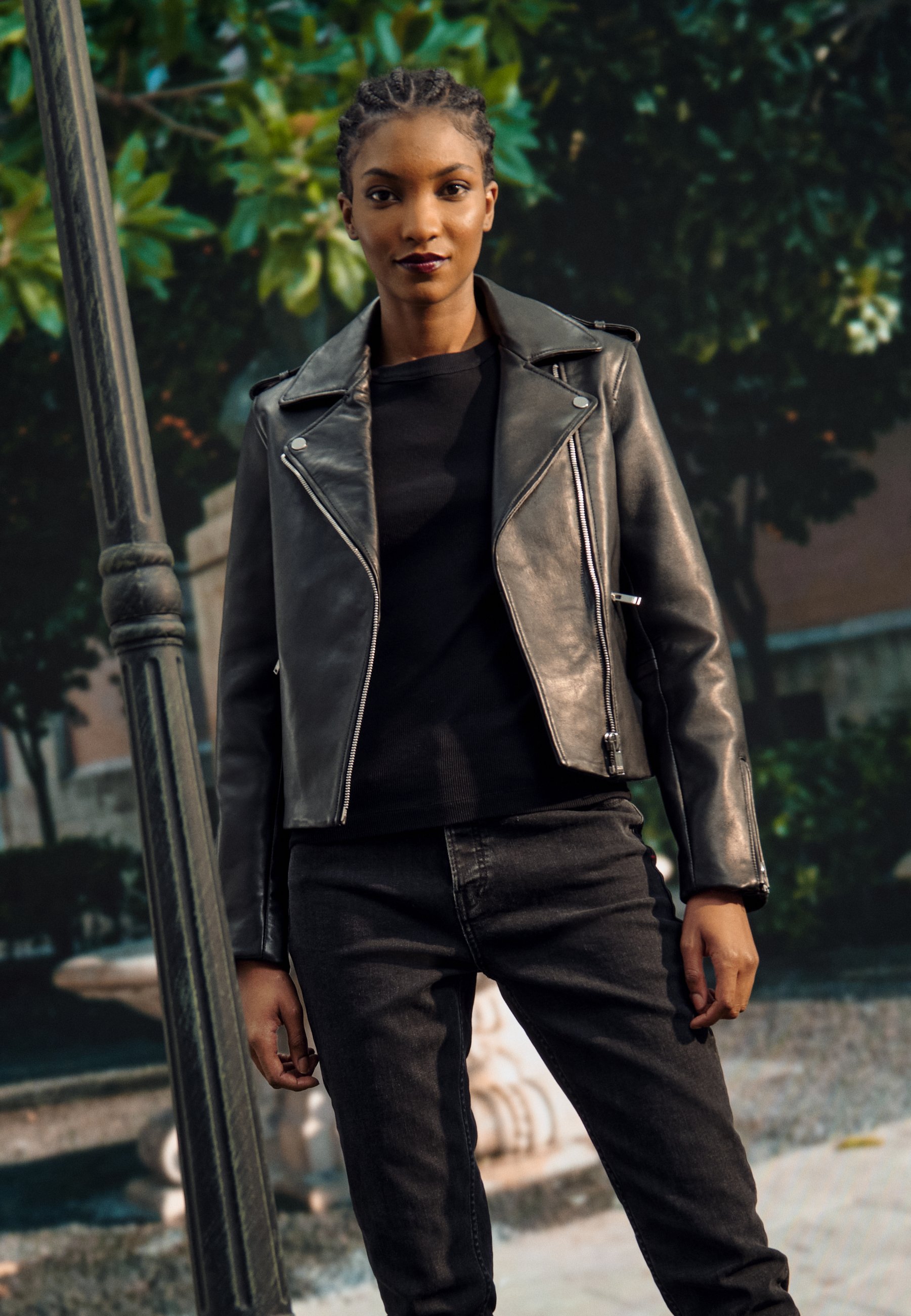 Zalando Veste Cuir Claudie Pierlot Blouson Cuir Perfecto Femme