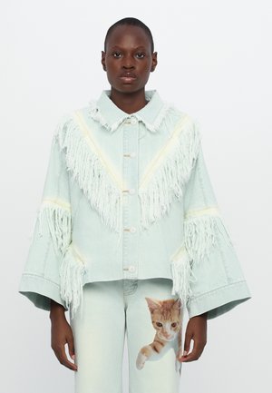 Ksenia Schnaider, COWBOY JACKET WITH VINTAGE EFFECT - Τζιν μπουφάν - vintage blue