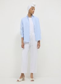Calliope Button-down blouse - celeste melange