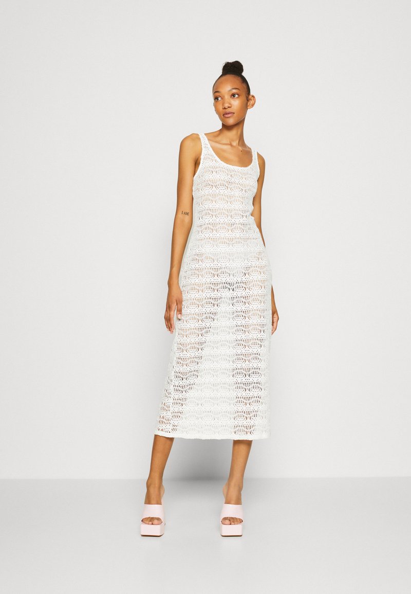 Gina Tricot CROCHET DRESS Vestido informal white/blanco Zalando.es