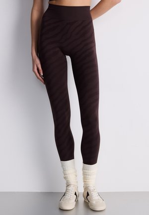 Terranova, FANTASIA EFFETTO - Leggings - cioccolato
