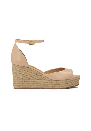MACADAMIA - Platform sandals - beige