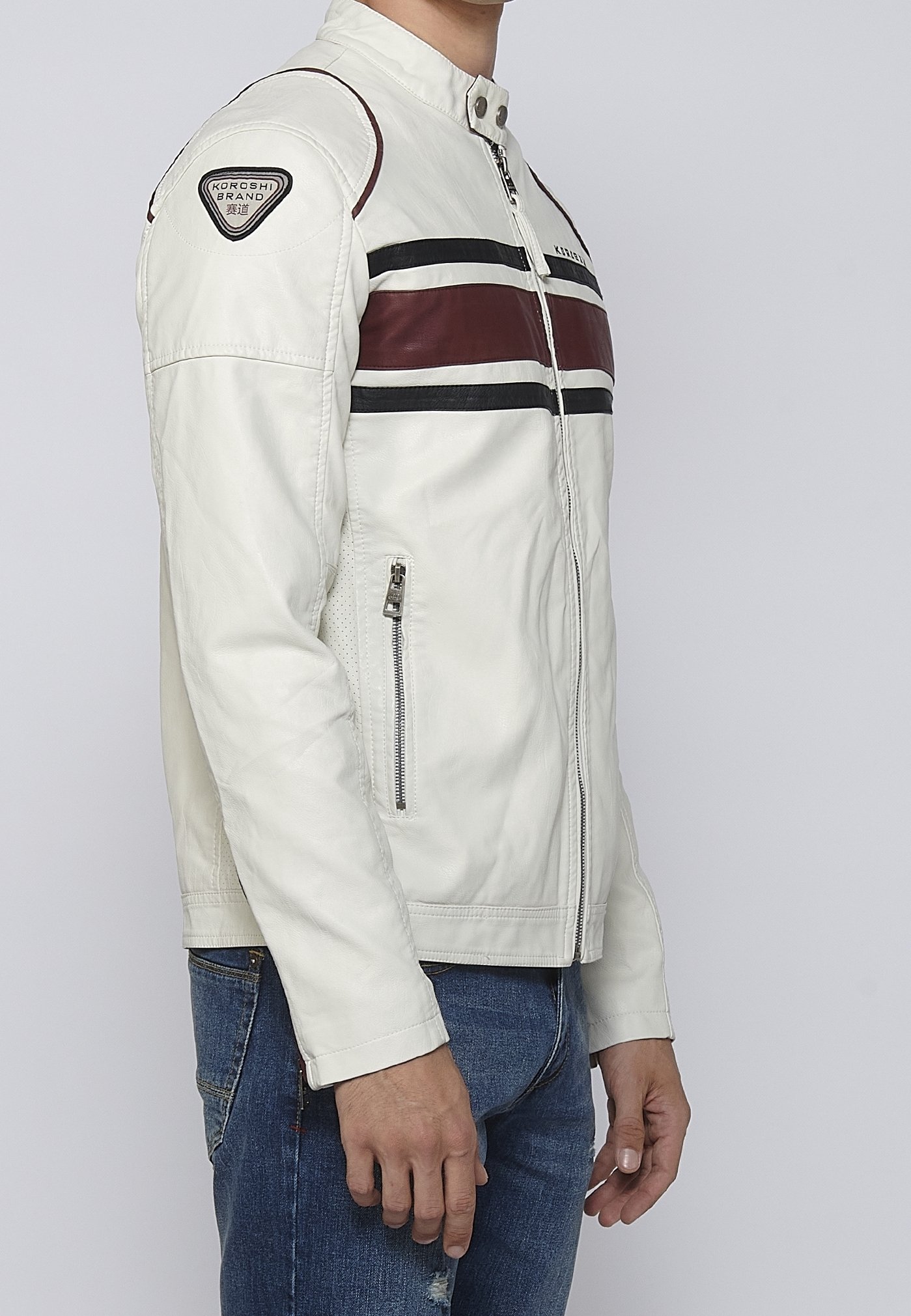 ジャケット・アウター 00s archive white leather jacket 00s archive white leather jacket 【公式通販】