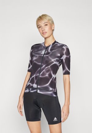 COLLAR FULL ZIP ZEROWEIGHT PRO PRINT - Cycling Jersey - black