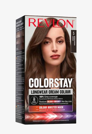 Revlon HAIR COLOR COLORSTAY, LONGWEAR CREAM COLOUR - Hair Colour - châtain
