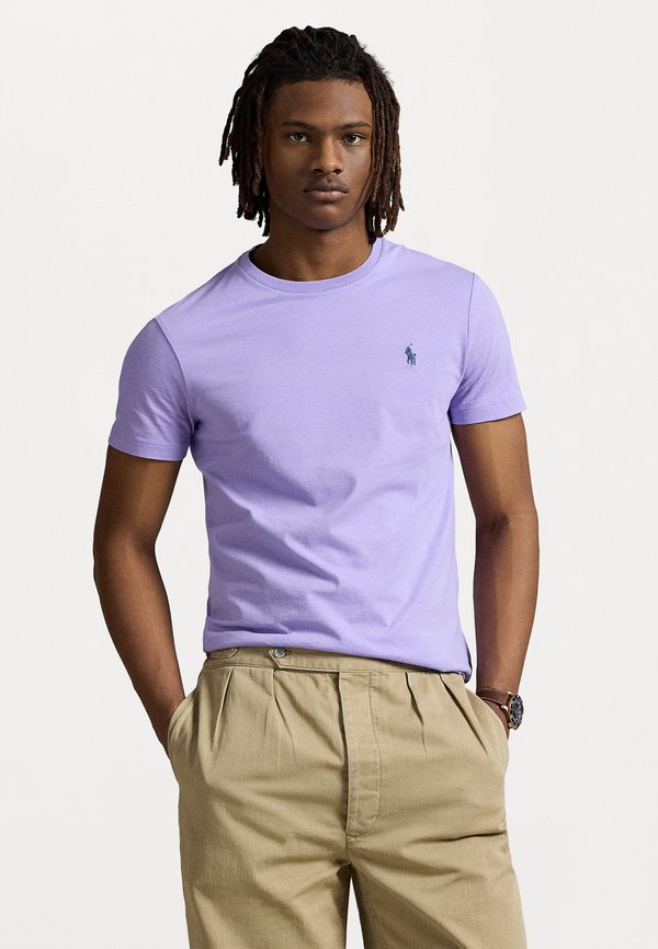 CUSTOM SLIM FIT JERSEY CREWNECK T-SHIRT - Basic T-shirt - sky lavender
